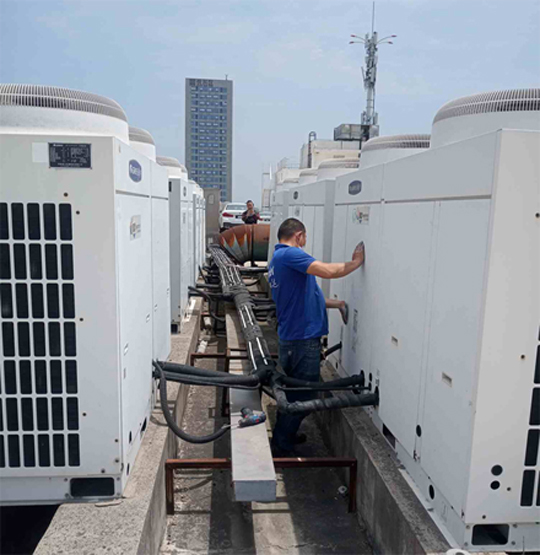 临高中央空调制热和不制冷系统维修方法